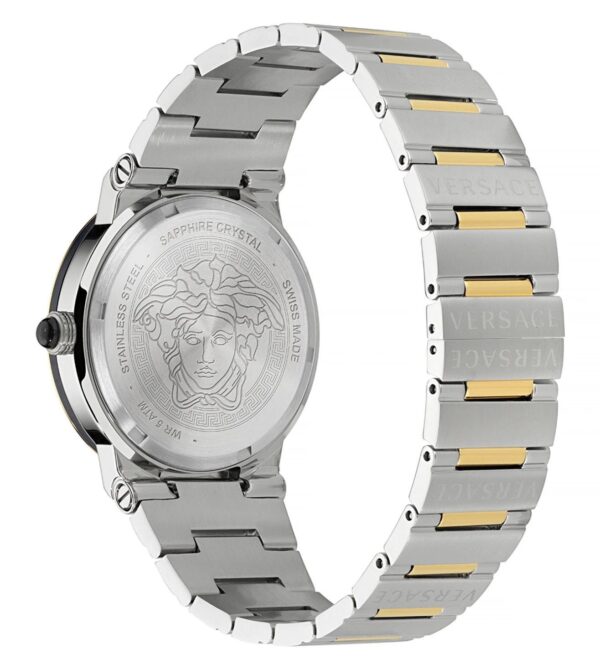 VERSACE VE7G00223 GRECA LOGO Moon Phase Two Tone Analog Womens Watch - Image 7