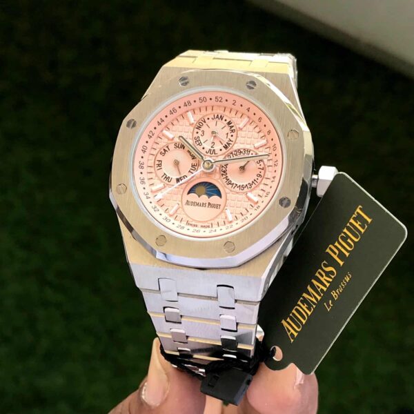 Audemars Piguet Royal Oak Perpetual Calendar Salmon Dial Automatic Men’s Watch - Image 3