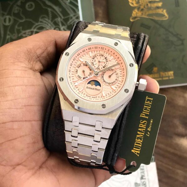 Audemars Piguet Royal Oak Perpetual Calendar Salmon Dial Automatic Men’s Watch