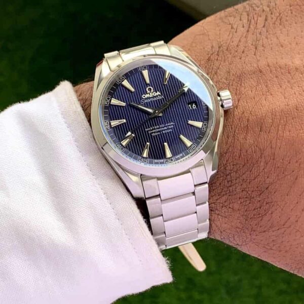 Omega Aqua Terra  Blue Dial C0-Axial Master Chronometer 41mm Swiss ETA Automatic Machinery - Image 3