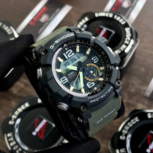 Casio G-Shock Mudmaster GG-1000-1A3DR Black Analog-Digital Dial Green Resin Strap Men's Watch G662 - Image 5