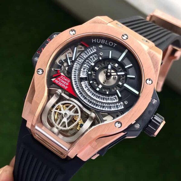 Hublot MP MP-09 Tourbillon Bi-Axis King Rosegold Black Dial Men’s Watch - Image 4