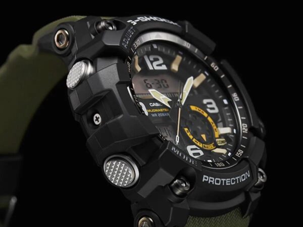 Casio G-Shock Mudmaster GG-1000-1A3DR Black Analog-Digital Dial Green Resin Strap Men's Watch G662 - Image 9