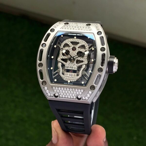 Richard Mille RM052 Skull White Diamond  Semi ETA Machinery - Image 3