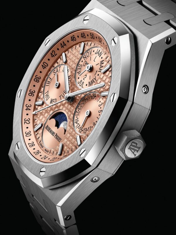 Audemars Piguet Royal Oak Perpetual Calendar Salmon Dial Automatic Men’s Watch - Image 7