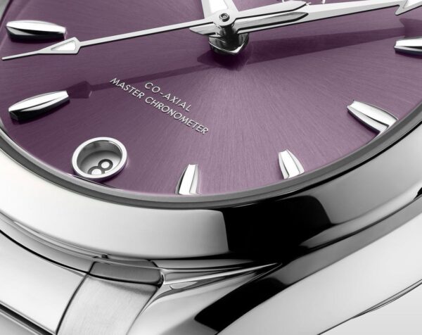 Omega Aqua Terra Shades Co-Axial Master Chronometer Silver Purple 34 mm Women’s Watch - Image 5