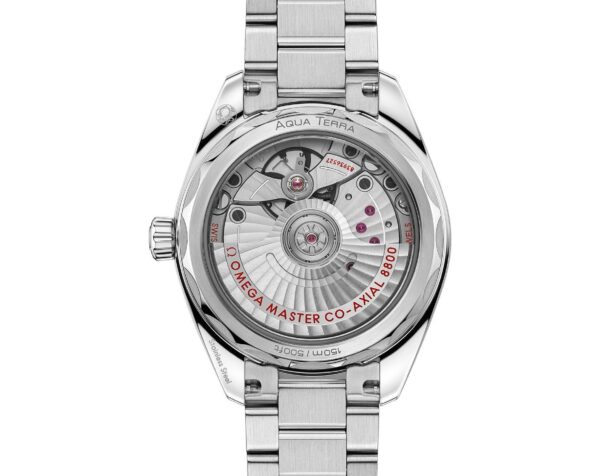 Omega Aqua Terra Shades Co-Axial Master Chronometer Silver Purple 34 mm Women’s Watch - Image 7