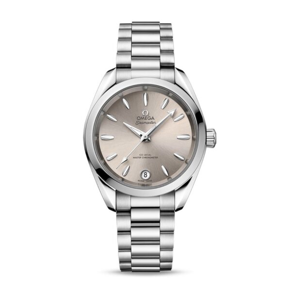 Omega Aqua Terra Shades Co-Axial Master Chronometer Silver Cream 34 mm Women’s Watch - Image 4