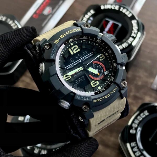 Casio G-Shock Mudmaster GG-1000-1A5DR Black Analog-Digital Dial Brown Resin Strap Men's Watch G661 - Image 4