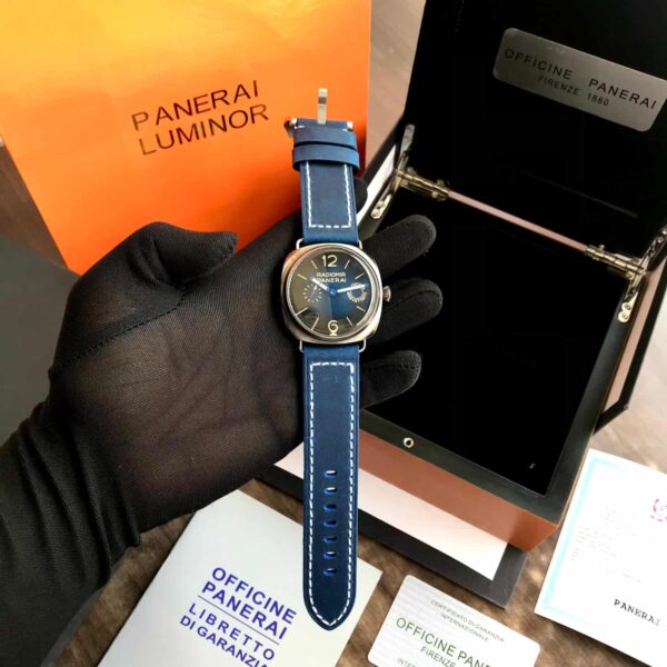 The new Panerai Radiomir Otto Giorni Swiss Made Blue Automatic Mens Watch - Image 7