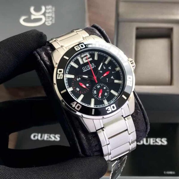 Guess W1249G1 Analog Black Dial Chronograph’s For Men’s Watch - Image 4