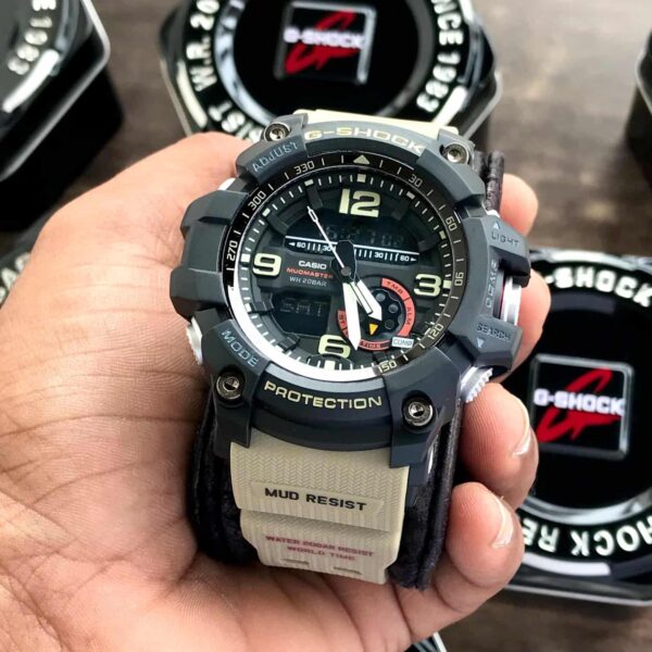 Casio G-Shock Mudmaster GG-1000-1A5DR Black Analog-Digital Dial Brown Resin Strap Men's Watch G661