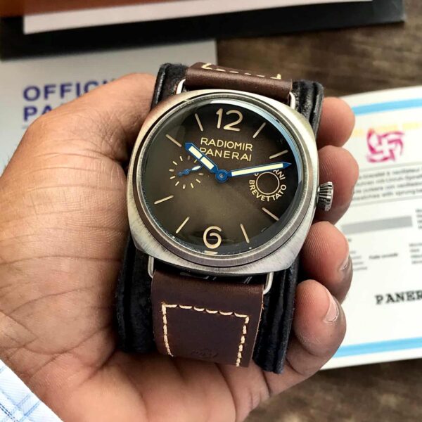 The new Panerai Radiomir Otto Giorni Brown Swiss Made Automatic Mens Watch