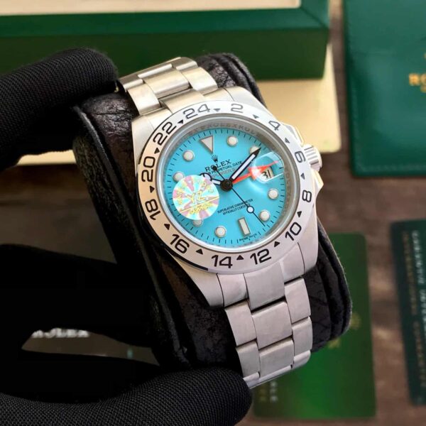 Rolex Explorer Tiffany Dial Automatic Men’s Watch - Image 4