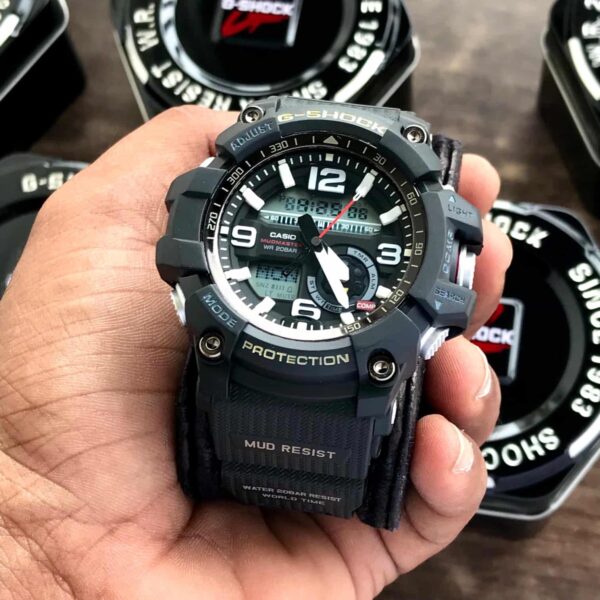 Casio G-Shock Mudmaster GG-1000-1ADR Black Analog-Digital Dial Black Resin Strap Men's Watch G660