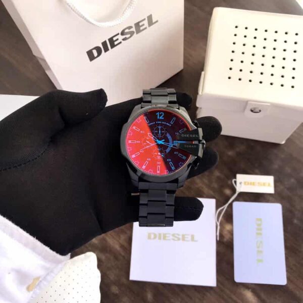 Diesel Mega Chief DZ4318 Chronograph Black Mens Watch - Image 7