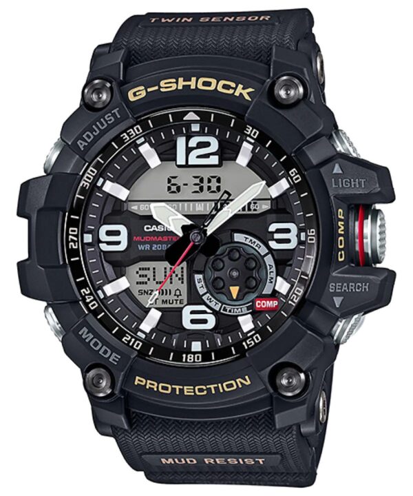 Casio G-Shock Mudmaster GG-1000-1ADR Black Analog-Digital Dial Black Resin Strap Men's Watch G660 - Image 2