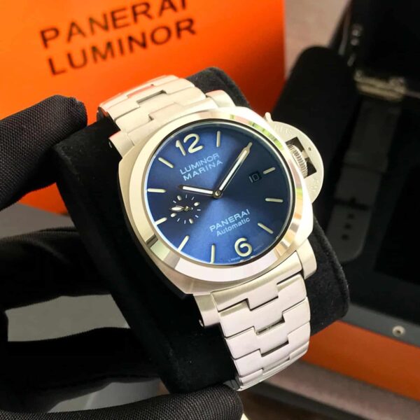 Panerai Luminor Marina Specchio Blu Swiss Automatic Mens Watch - Image 5