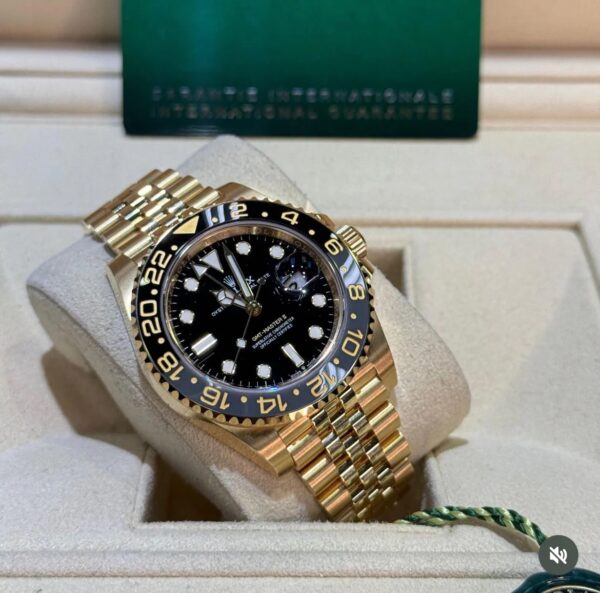 Rolex GMT Master || Full Gold Swiss ETA Movement 3255 Clean - Image 8