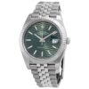 Rolex Date Just 41 Motif Green Dial Jubli Chain Automatic Men’s s Watch - Image 2