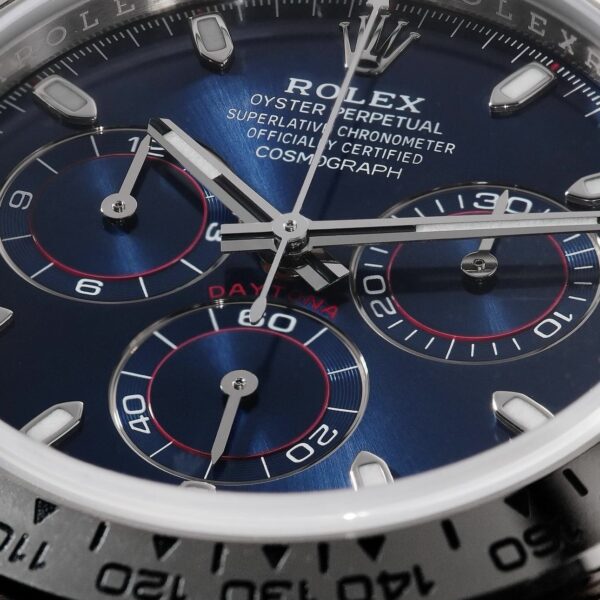 Rolex Cosmograph Daytona Silver Blue Dial Oyster Chain Japanese Automatic Mens Watch - Image 7