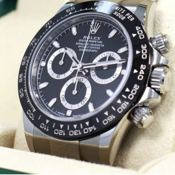 Rolex Cosmograph Daytona Black Dial Japanese Automatic Mens Watch - Image 8