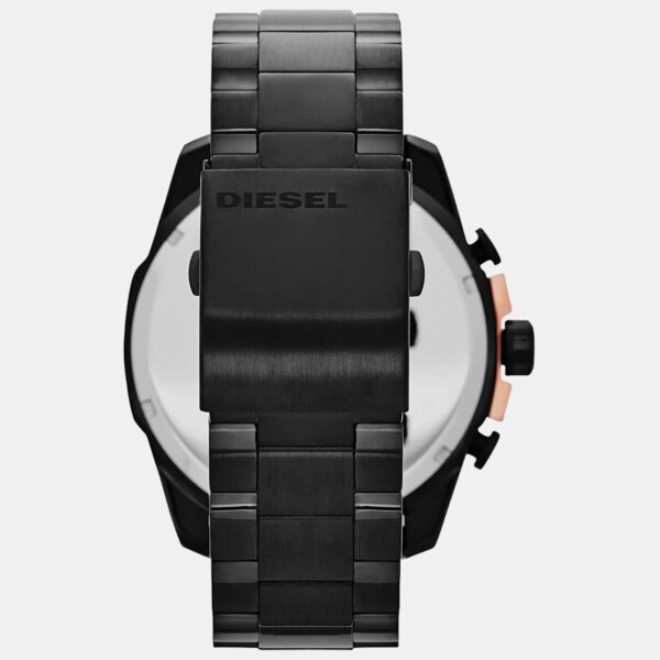 Diesel Mega Chief DZ4283 Full Black Chronograph Mens Watch - Image 7