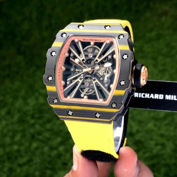 Richard Mille RM 12-01 Tourbillion Carbon Body Limited Edition Light Weight Automatic Mens Watch - Image 3