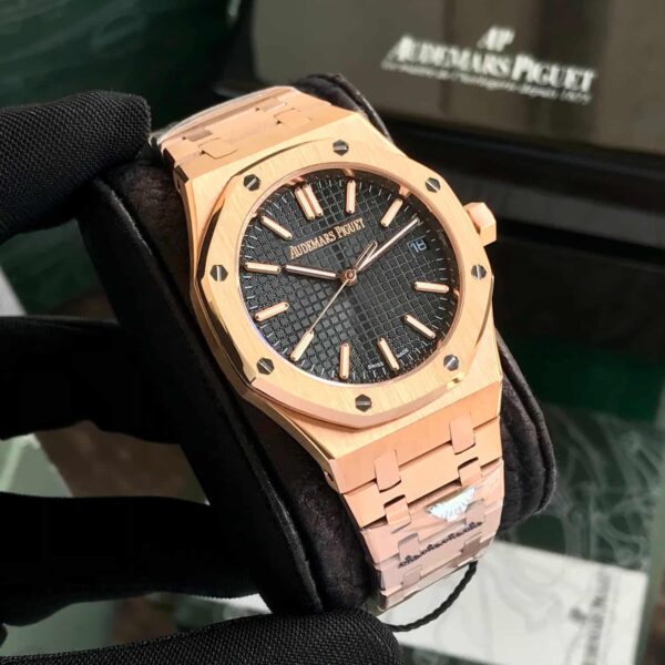 Audemars Piguet Royal Oak Offshore Rosegold Black Dial Metal Chain Swiss ETA 1:1 Automatic Movement Men’s Watch