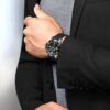 Longines Hydroconquest Silver Black Fiber Automatic Watch for Men’s - Image 8