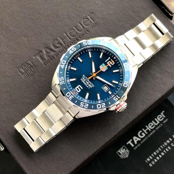 Tag Heuer Formula 1 Stainless Steel Blue Dial Automatic Mens Watch - Image 4