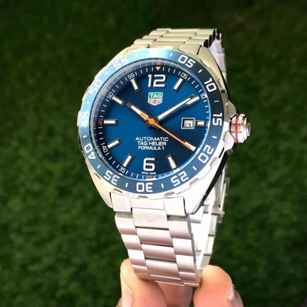 Tag Heuer Formula 1 Stainless Steel Blue Dial Automatic Mens Watch - Image 3