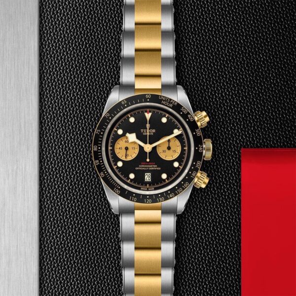 Tudor Black Bay Two Tone Chronograph S&G Swiss ETA Automatic Men’s Watch - Image 4