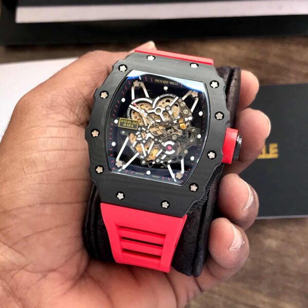 Richard Mille RM 35-02 Rafa Premiums Carbon Body Light Weight Automatic Mens Watch