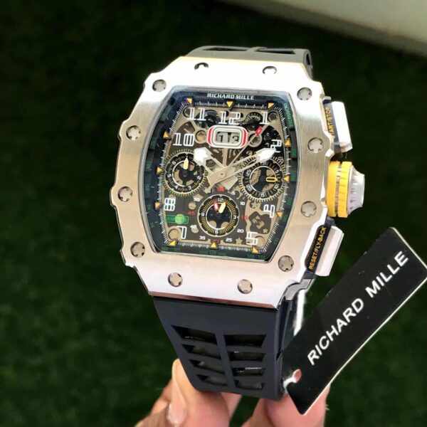 Richard Mille RM 011-03 Premium Automatic Flyback Master Quality Mens Watch - Image 3