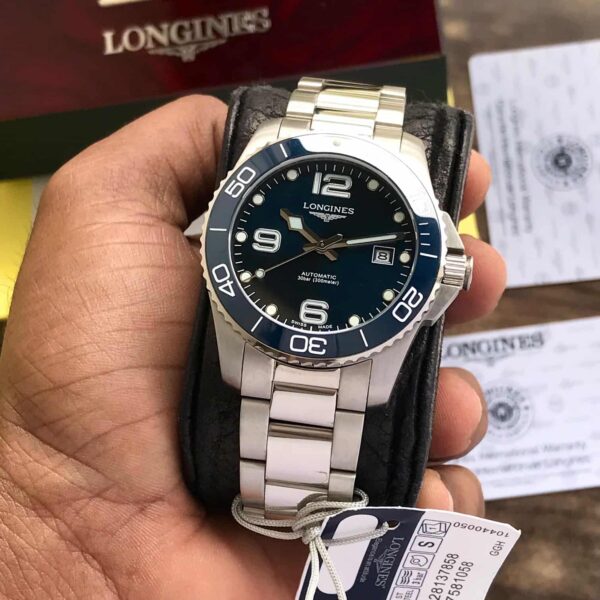 Longines HydroConquest Silver Blue Dial Premium Automatic Men’s Watch