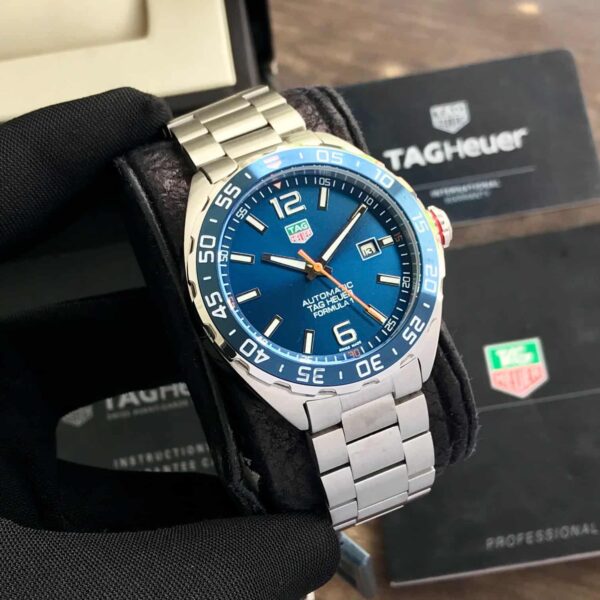 Tag Heuer Formula 1 Stainless Steel Blue Dial Automatic Mens Watch