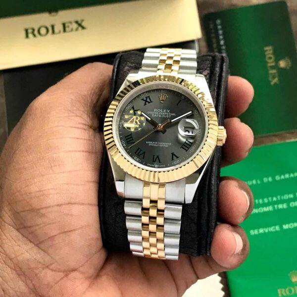 Rolex Date Just 41 Two Tone Automatic Mens Watch