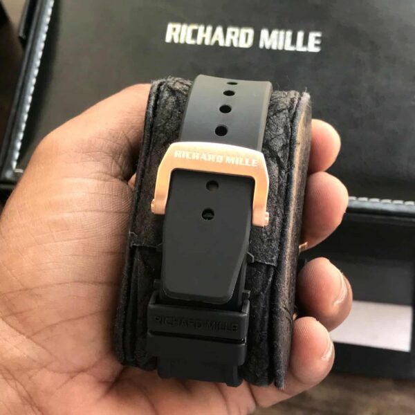 Richard Mille RM011-FM RoseGold Black Dial  Swiss Automatic Premium Mens Watch - Image 8