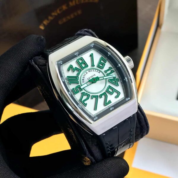 Franck Muller Vanguard Crazy Hours Green Swiss ETA V45CHBR (VR) Automatic Mens Watch