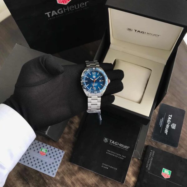 Tag Heuer Formula 1 Stainless Steel Blue Dial Automatic Mens Watch - Image 8