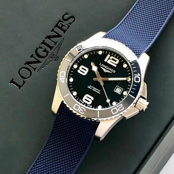 Longines Hydroconquest Automatic Silver Blue Fiber Automatic Watch for Men’s - Image 4