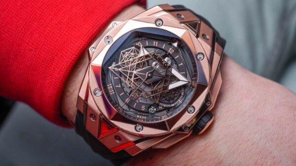 Hublot Big Bang King Sang Bleu Rose Gold Premium Mens Watch - Image 4