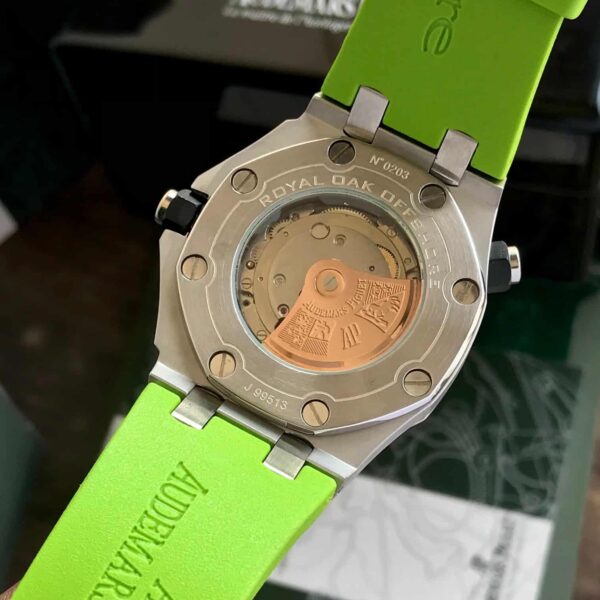 Audemars Piguet Royal Oak Offshore Diver Watch Green Dial 42mm Automatic Mens Watch - Image 8