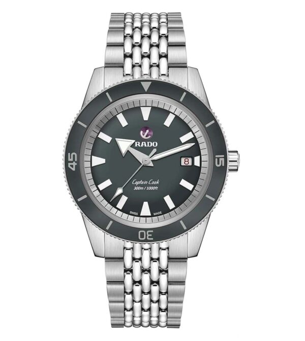 Rado Captain Cook Silver Grey Dial Automatic Men’s Watch - Image 2