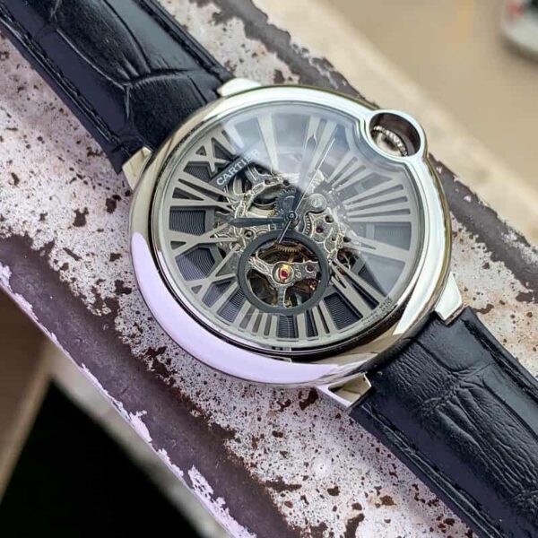 Cartier Ballon Bleu Skeleton Silver Dial Swiss Automatic Premium Men’s Watch - Image 2