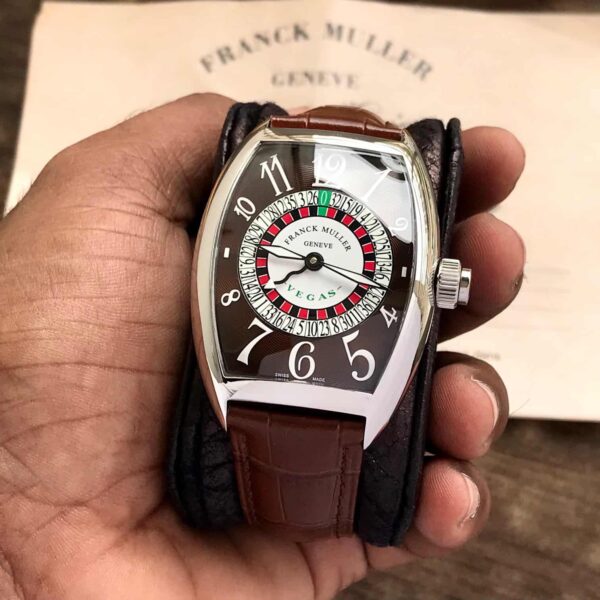 Frank Muller Vegas Casino Table Premium Brown Dial Automatic Mens Watch