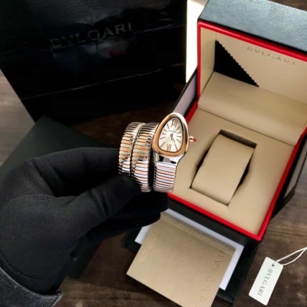 Bvlgari Serpenti Tubogas White Dial Premiums Women’s s Watch - Image 7