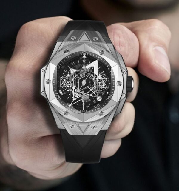 The Hublot Big Bang Sang Bleu King Silver Premium Mens Watch - Image 8