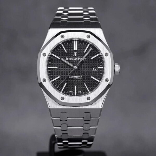 Audemars Piguet Royal Oak OffShore 50 Anniversary Silver Black Dial Swiss ETA Machinery Men’s Watch - Image 3